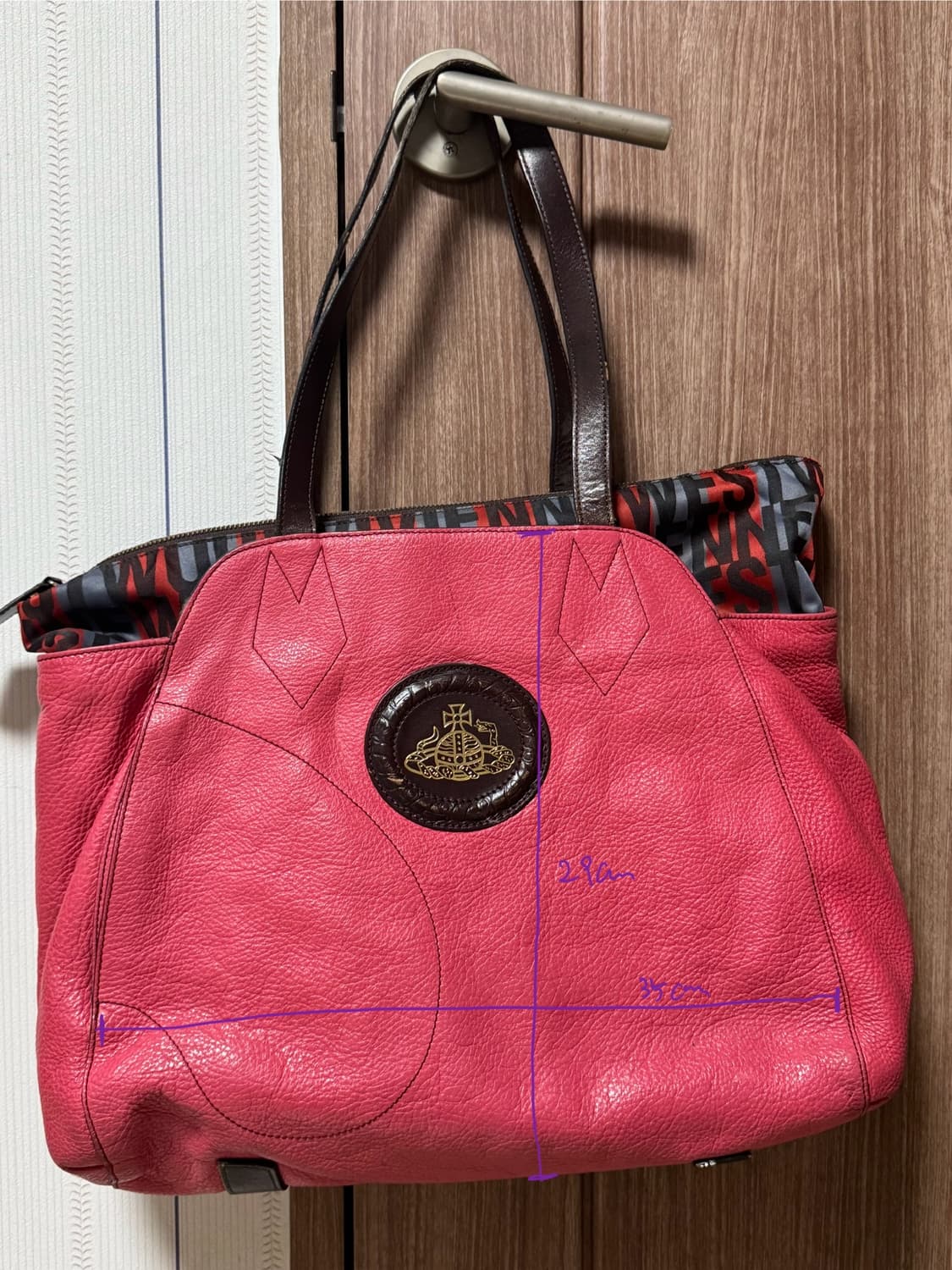 ✨ Vivienne Westwood 핑크 토트백 (정품) ✨ 상품이미지2