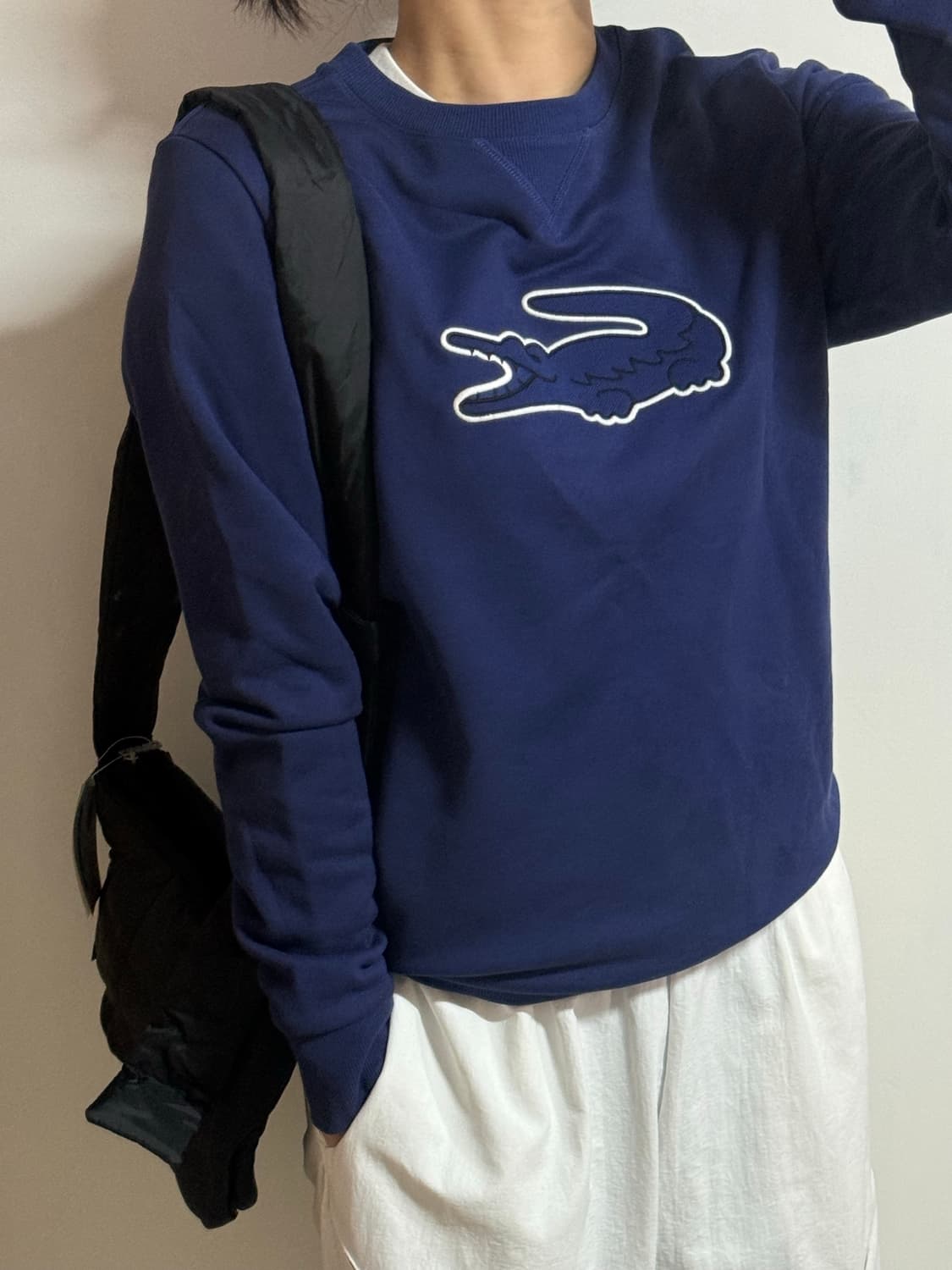 라코스테 빅로고 맨투맨 상품이미지1