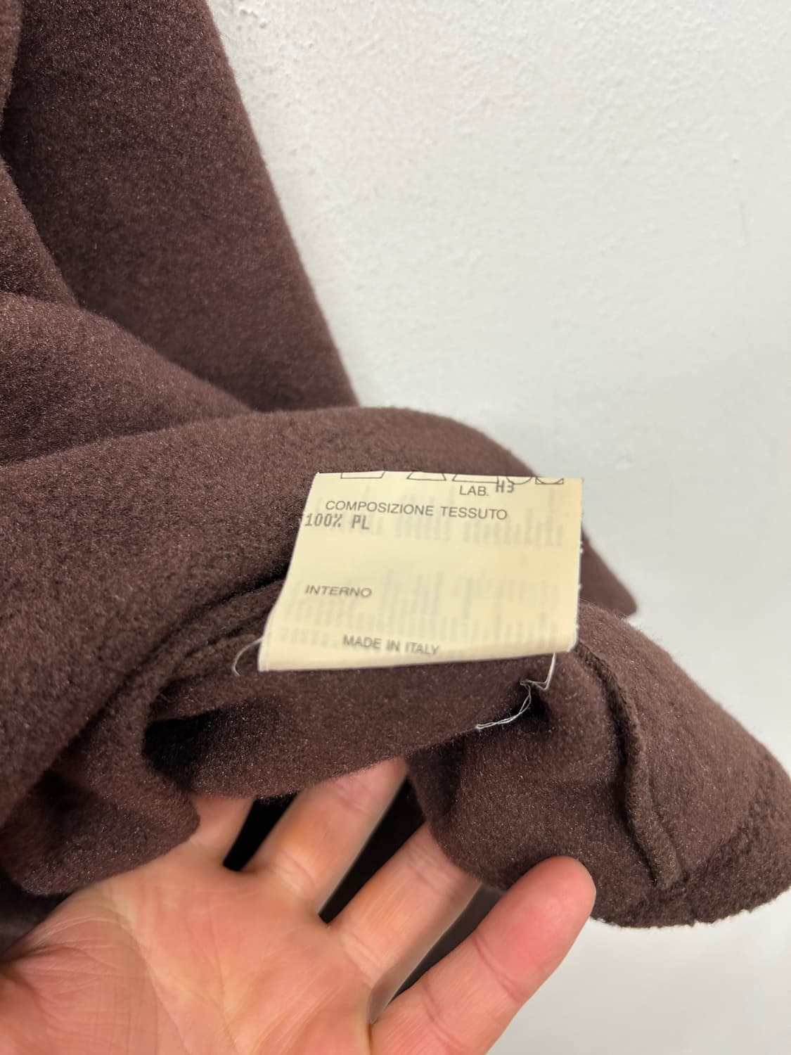 빈티지 펜디 FF 로고 브라운 폴라 플리스 상품이미지6