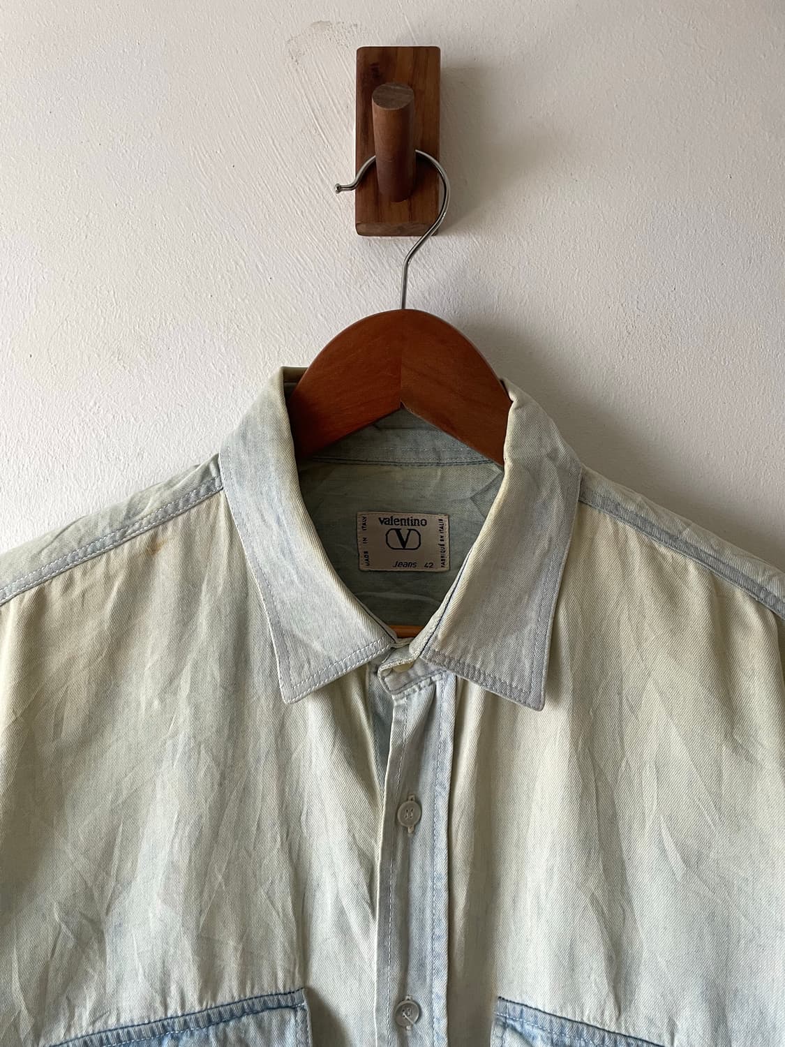 80-90‘s Vintage Valentino Denim Shirt 상품이미지5