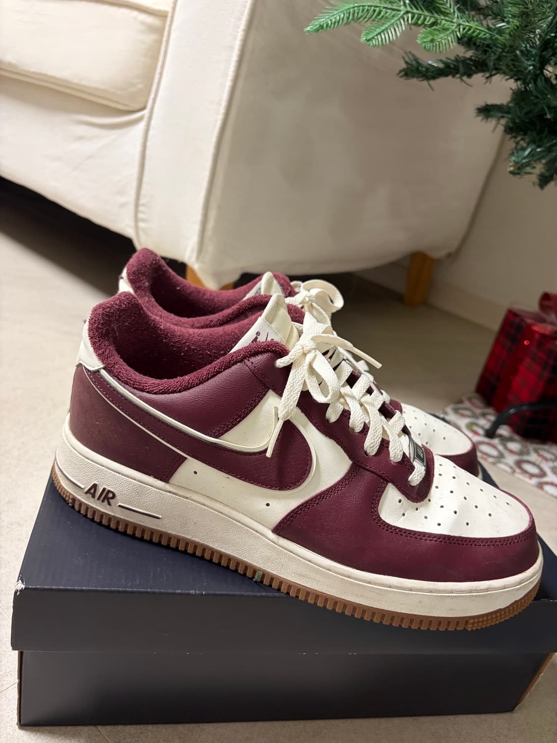 나이키 에어포스 1 '07 LV8 나이트 마룬 상품이미지5