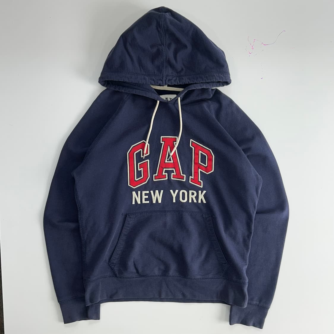 Gap 갭 레드로고 네이비 후드티 상품이미지3