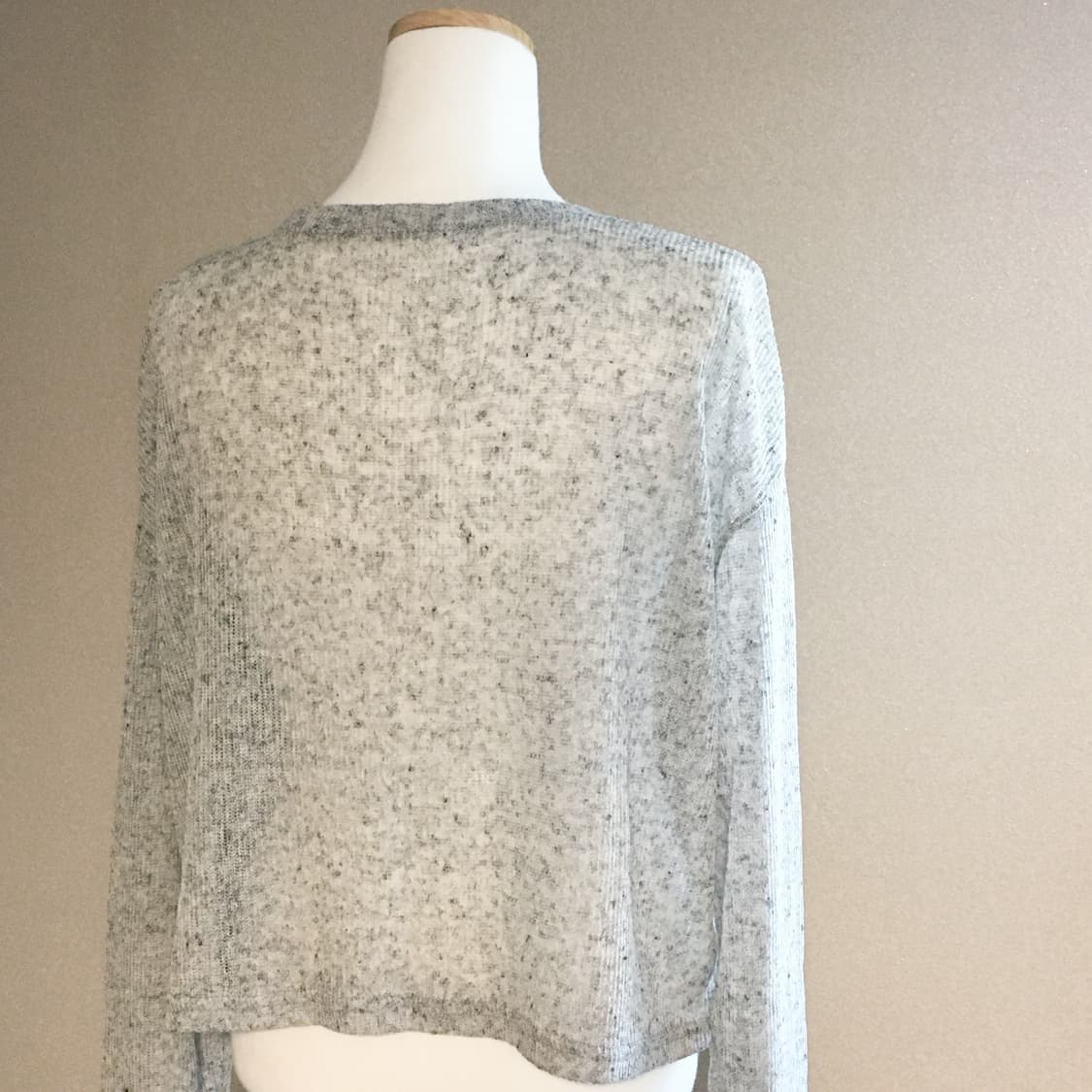 크롭 긴팔 니트 상품이미지5