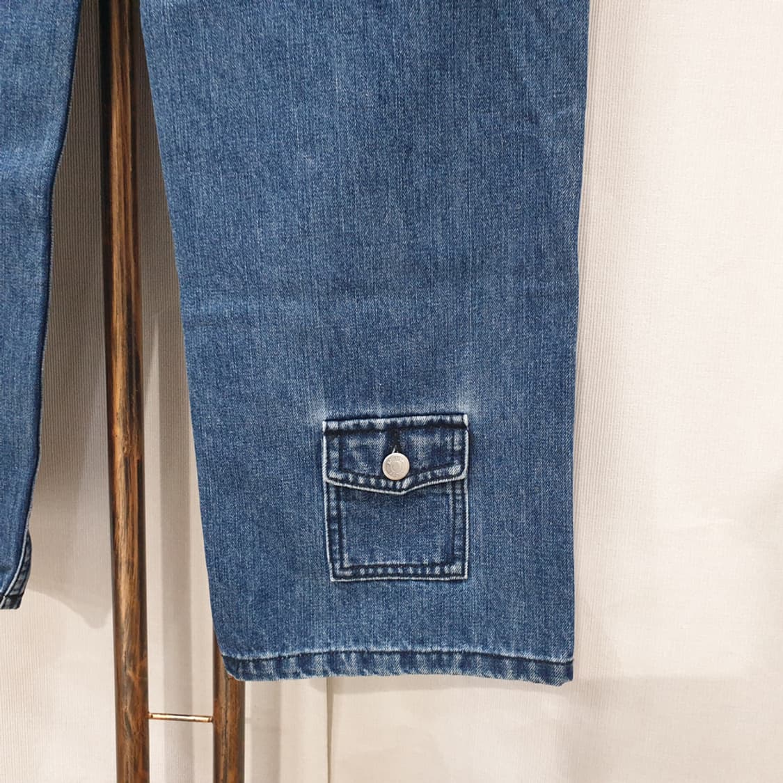로맨틱크라운 포켓 데님 청바지 L (32) 상품이미지4