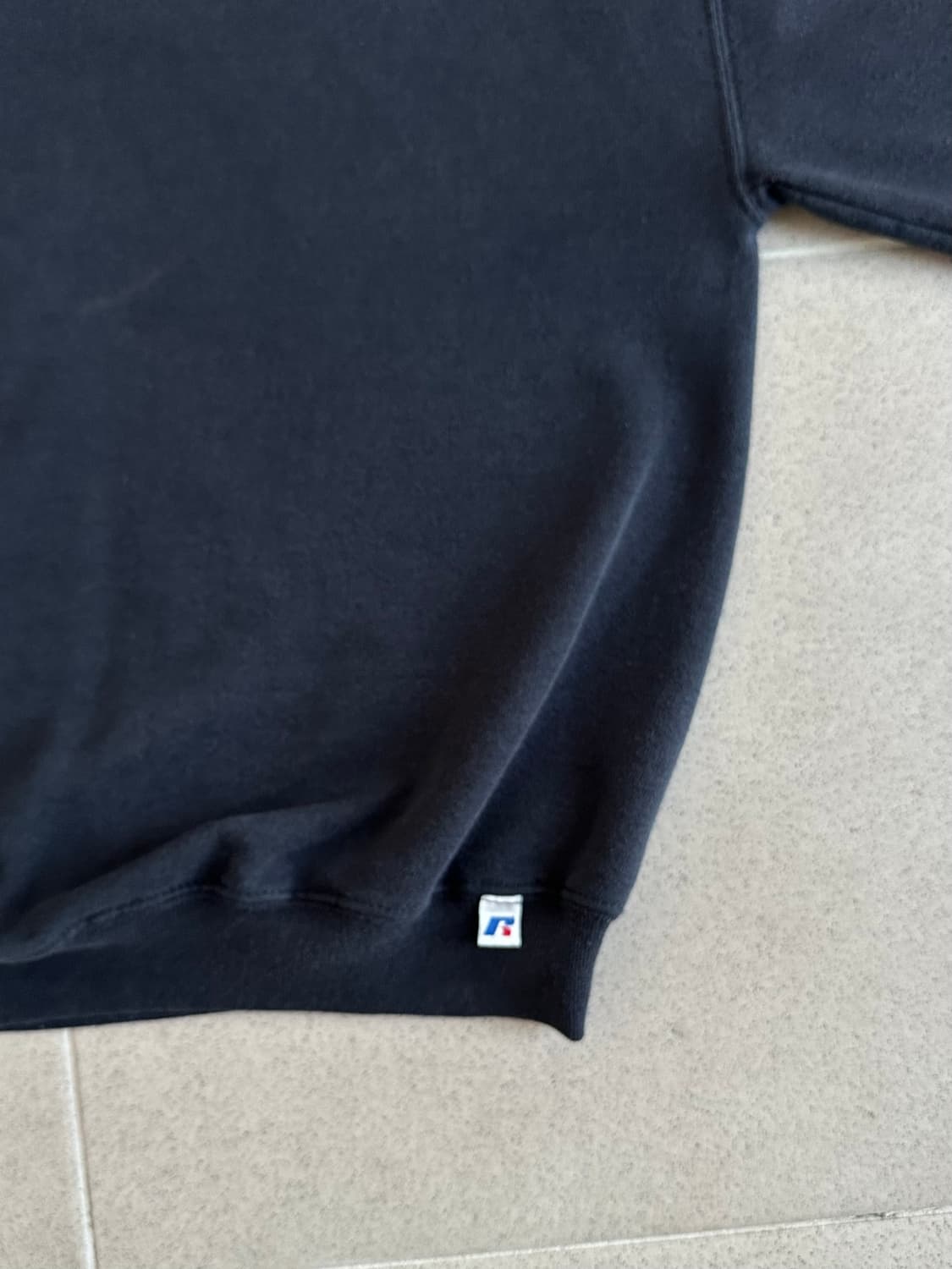 00s 빈티지 러셀 스웻셔츠 블랙 L 상품이미지3