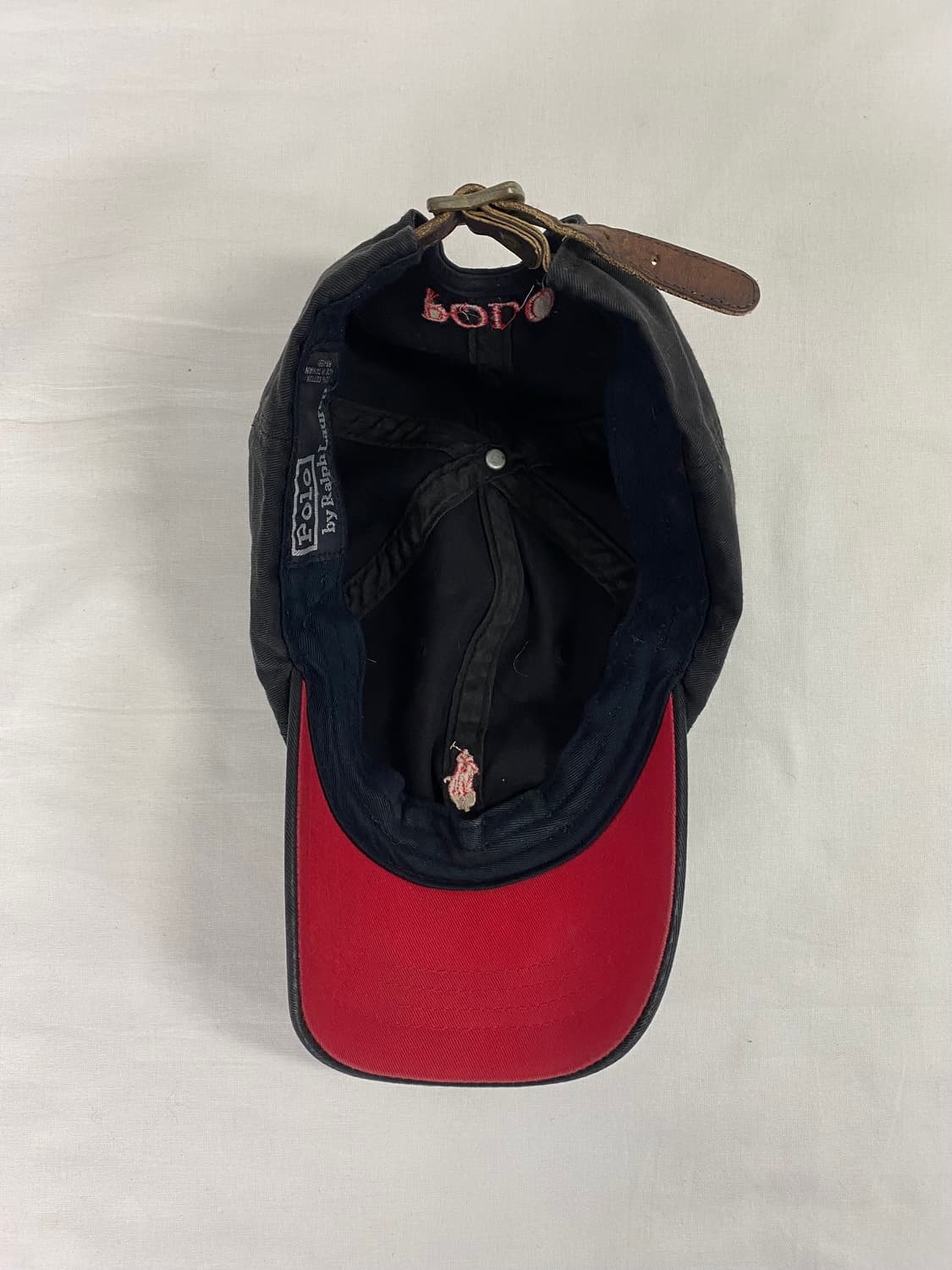 폴로 랄프로렌 블랙 볼캡 가죽 스트랩  상품이미지3
