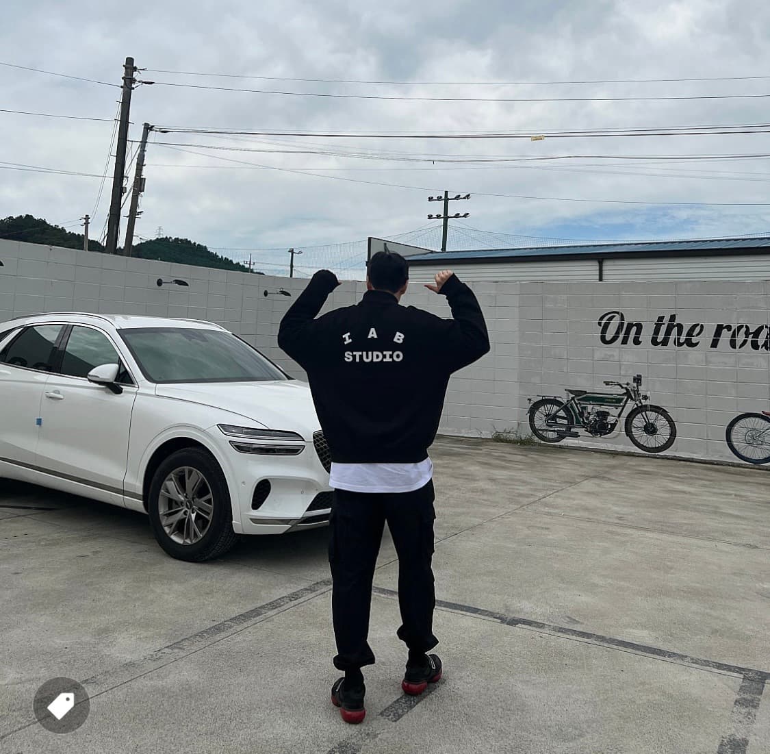 [새상품] 아이앱 스튜디오 스웻 하프 집업 상품이미지8