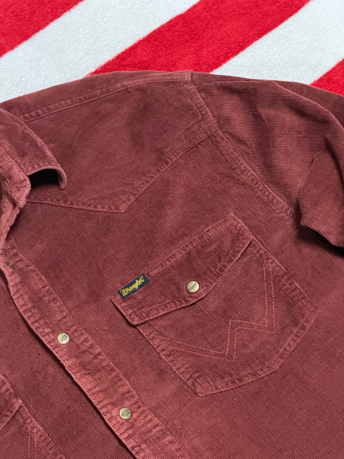 랭글러 코듀로이 웨스턴셔츠 Wrangler western shirt 상품이미지5