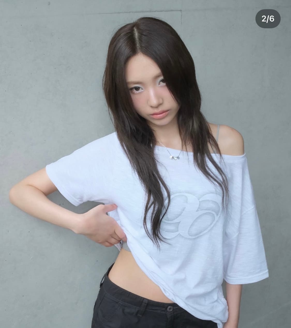 애즈온 키키 박시 셔링티 상품이미지1