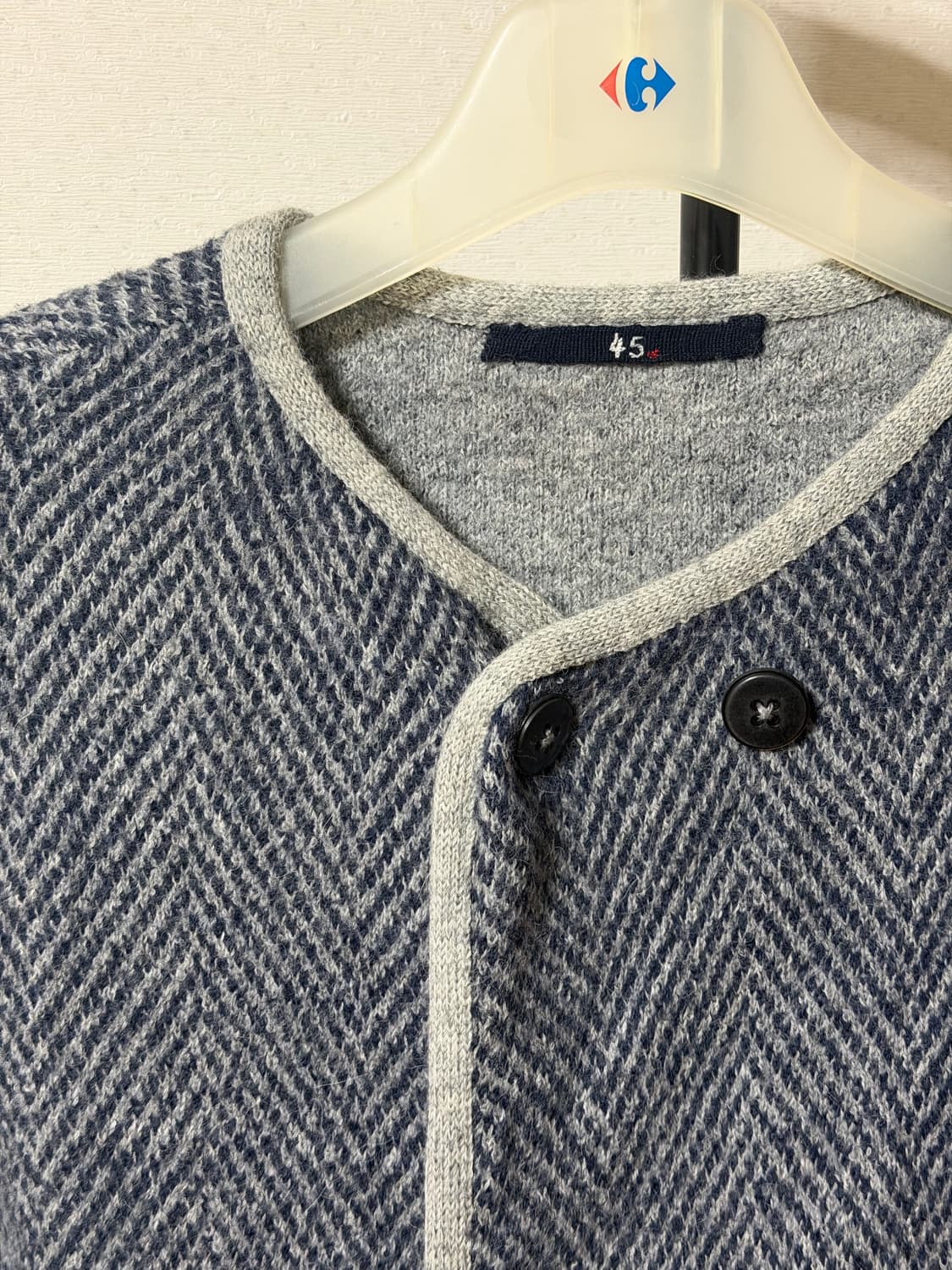 45rpm 플로트 헤링본 울 코트 상품이미지3