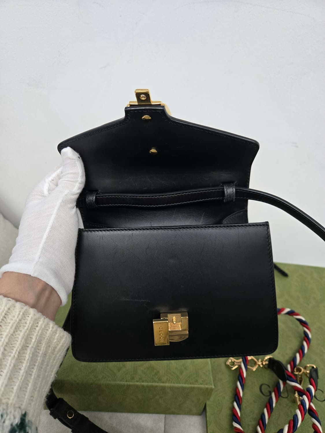 [보증서 정품] 구찌 실비백 블랙 상품이미지2