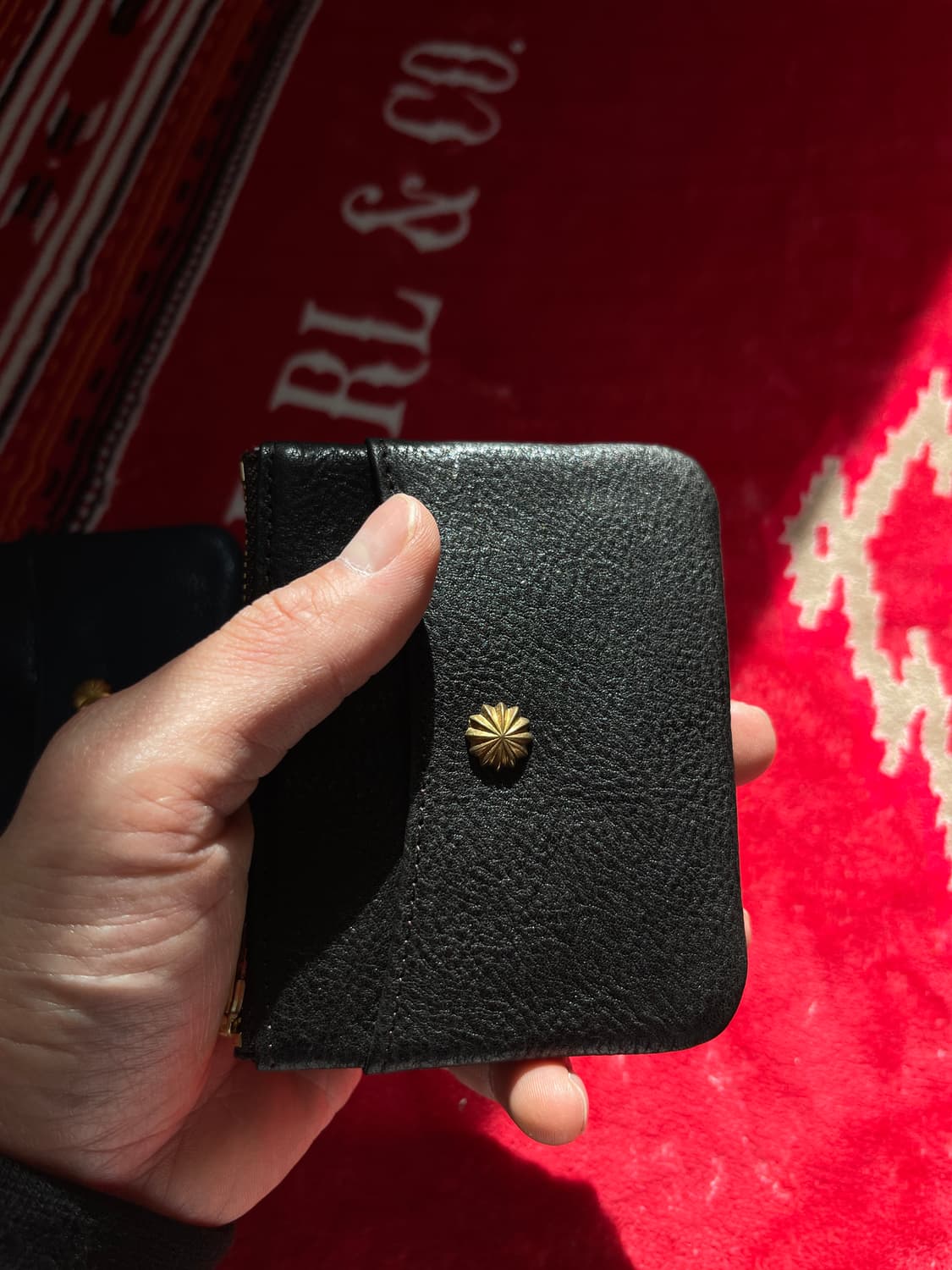 리벳 미니 가죽지갑 상품이미지6