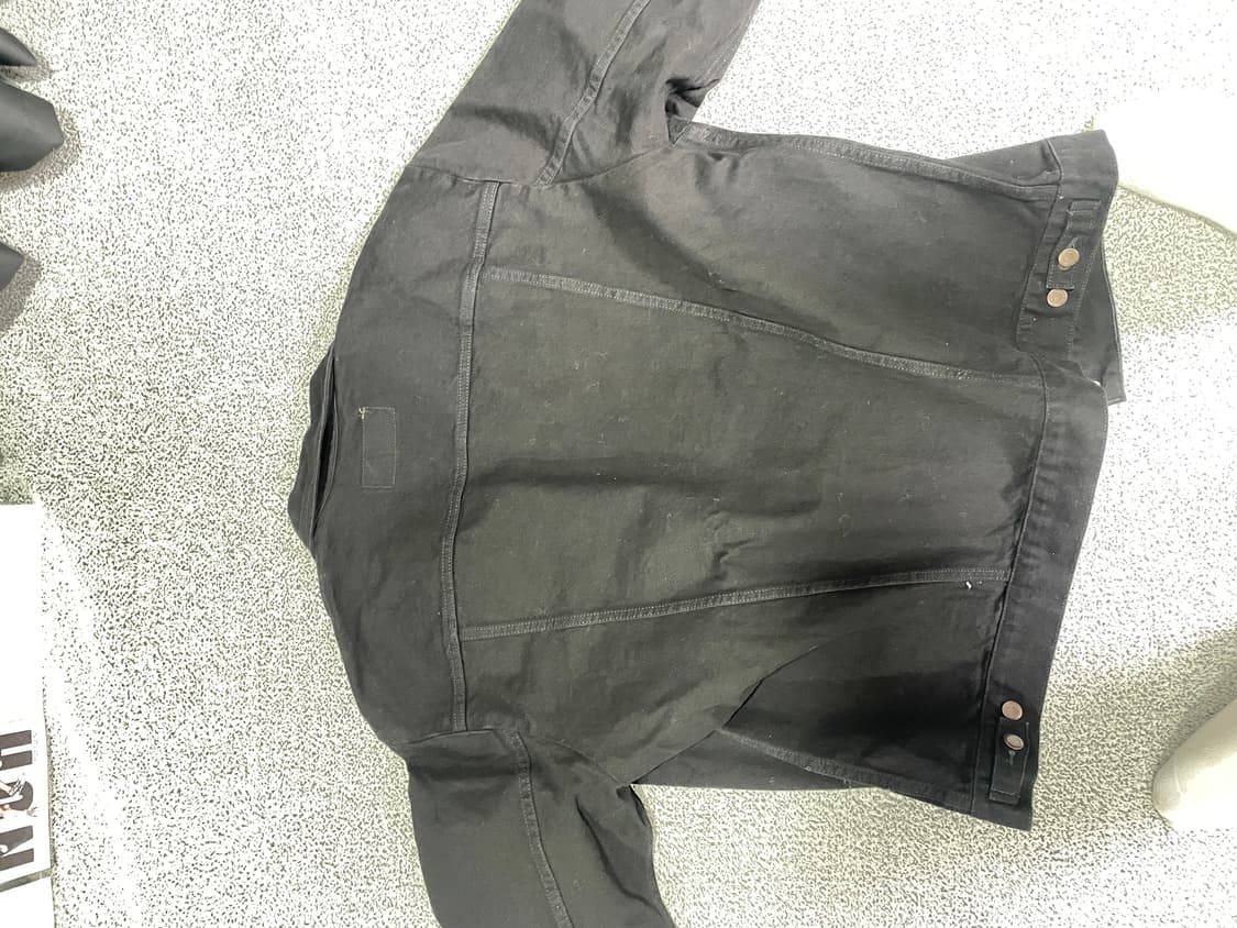 랭글러 카우보이컷 블랙 데님자켓 xl 상품이미지4