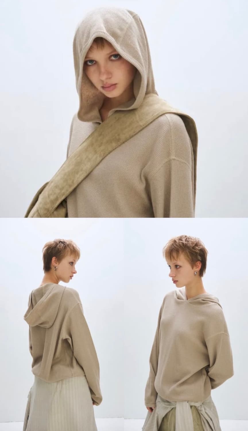 플리즈프로젝트 와플 후드 사하라 상품이미지2