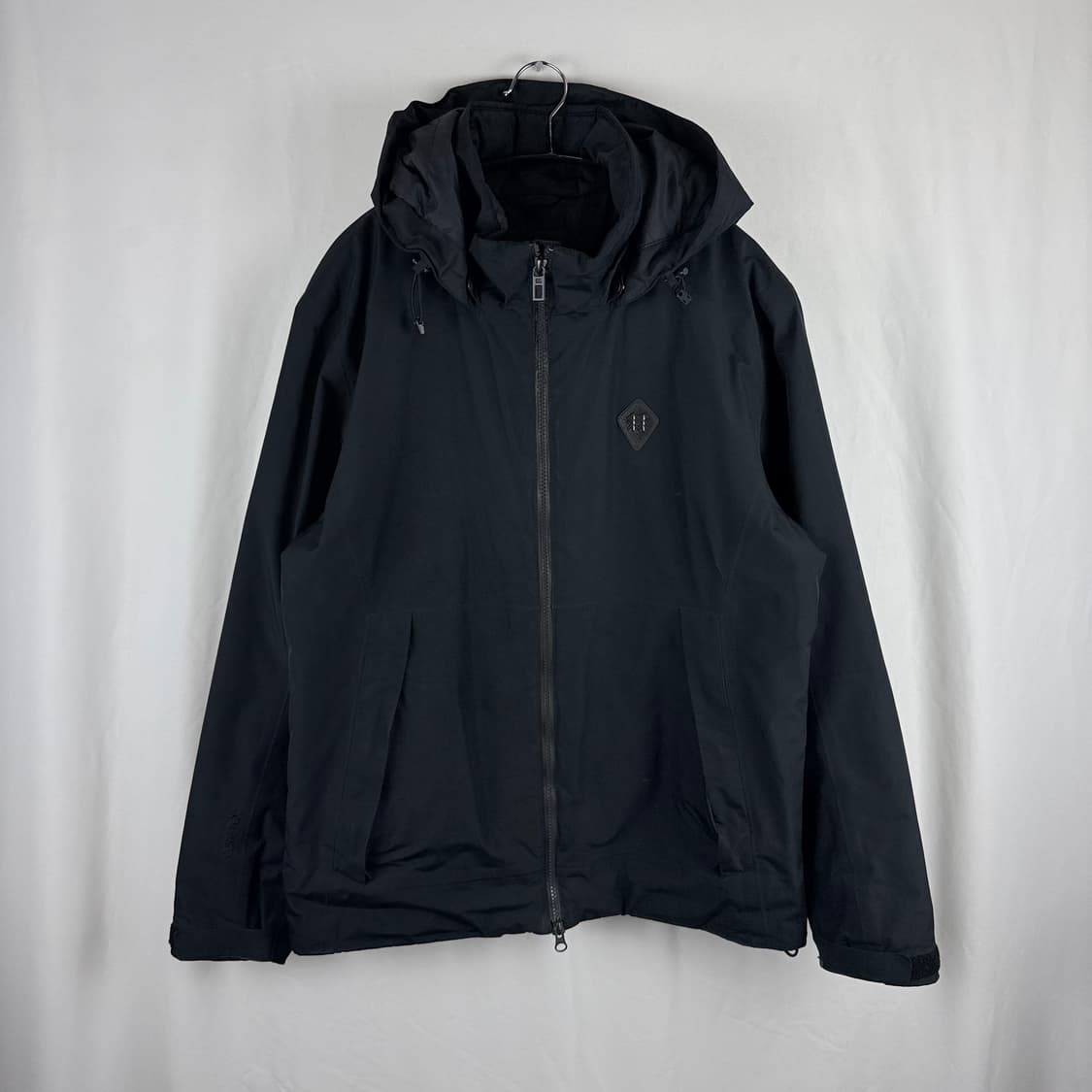 (F) 코오롱스포츠 고어택스 누빔 패딩 바람막이 자켓 블랙 상품이미지2