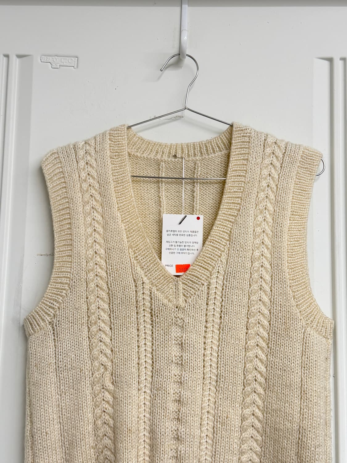 일본빈티지 핸드메이드 니트 베스트 상품이미지3