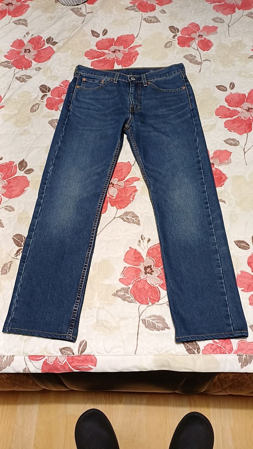 리바이스 505 미세한약기모 청바지 30인치 기장97 상품이미지1