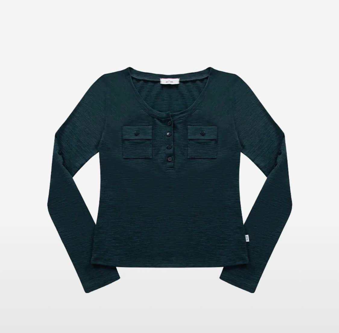 애즈온 ATLANTA POCKET TEE 블루그린 상품이미지3