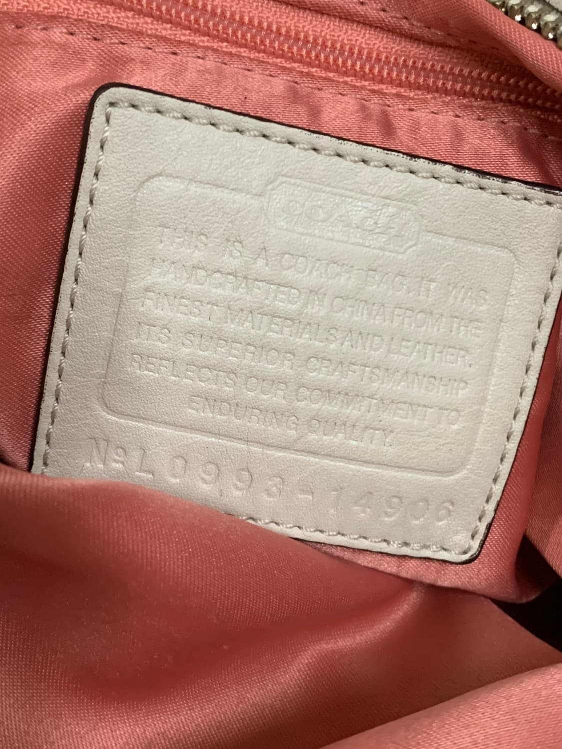 Coach ivory tote bag 상품이미지7