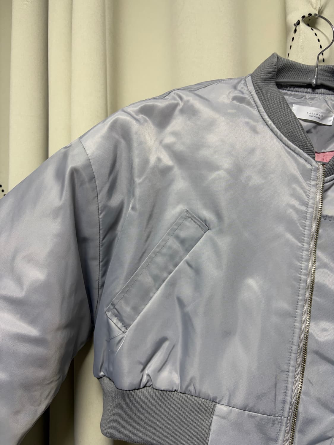 셔링 숏 항공점퍼 상품이미지5