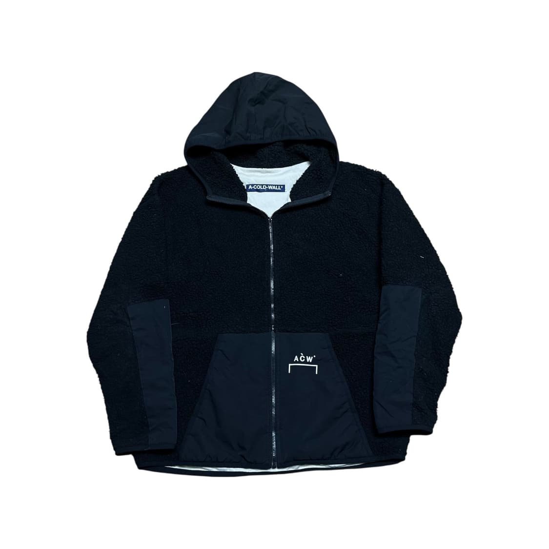 105 어콜드월 빅로고 양털 플리스 자켓 상품이미지2