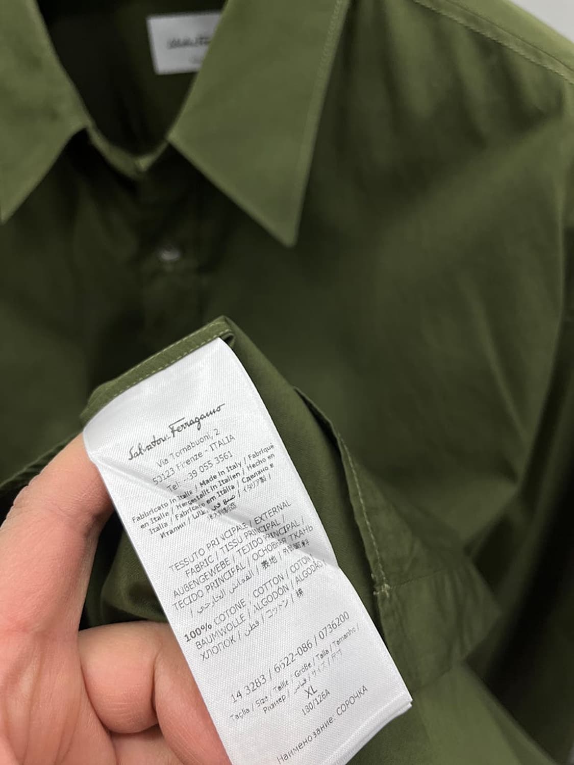 110) 살바토레 페레가모 셔츠  상품이미지6