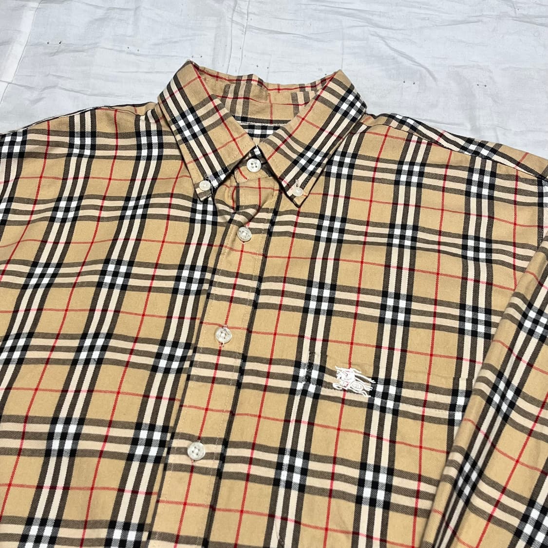 M 버버리 버튼다운 노바체크 셔츠 상품이미지2