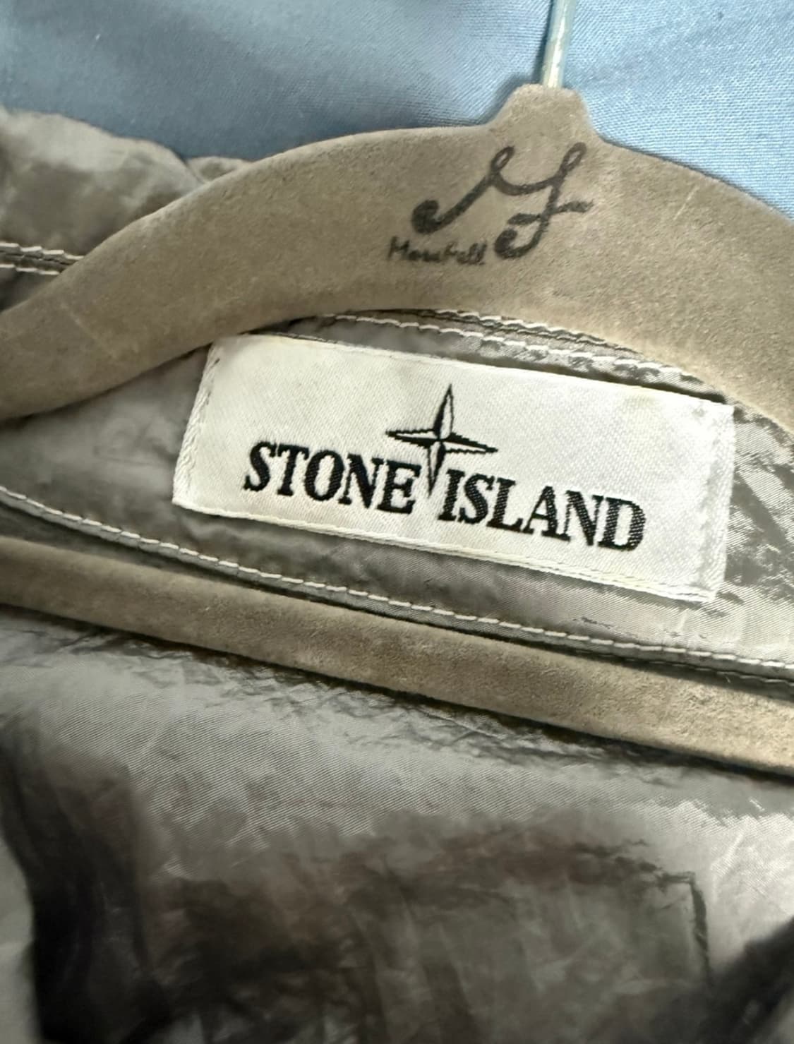 (L)22ss 스톤아일랜드 나일론 메탈 오버셔츠 아이스 상품이미지4