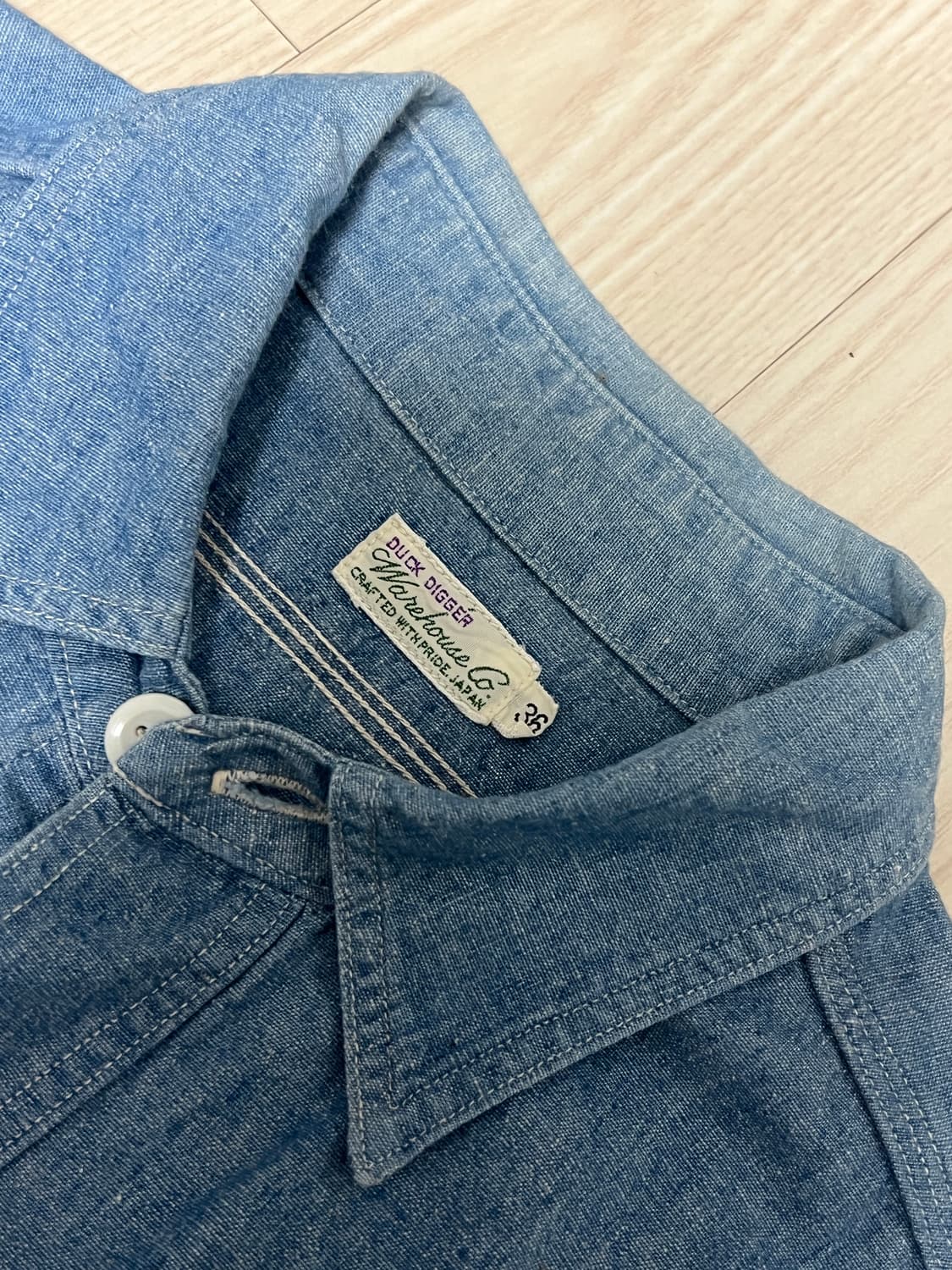 웨어하우스 덕디거 샴브레이 셔츠 상품이미지2