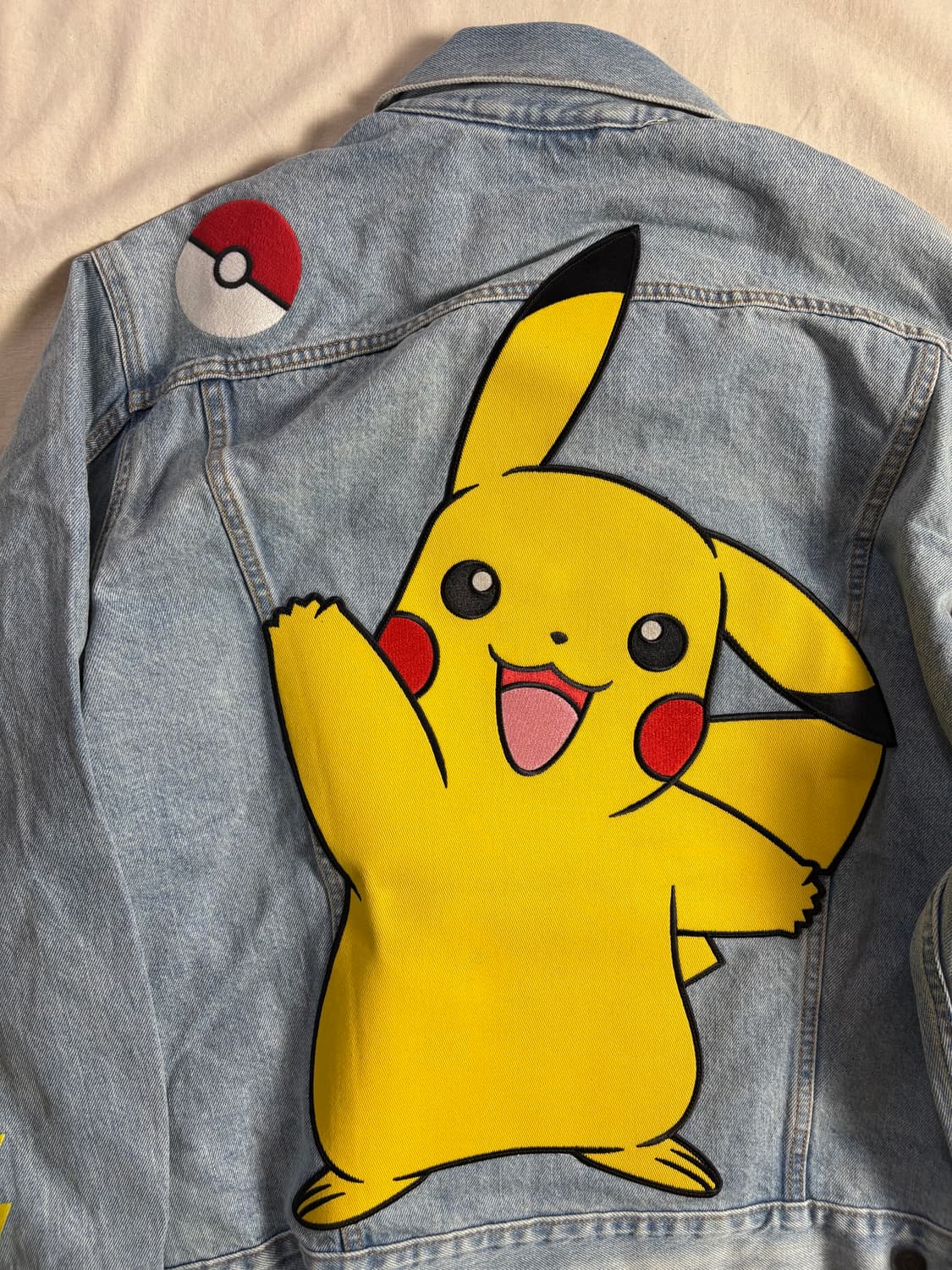 Levis x Pokemon 25주년 데님트러커 자켓 XL 상품이미지4