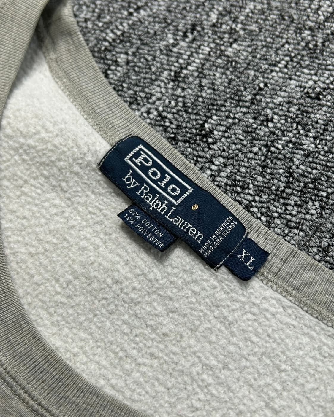 폴로 랄프로렌 멜란지 그레이 기모 맨투맨  상품이미지6