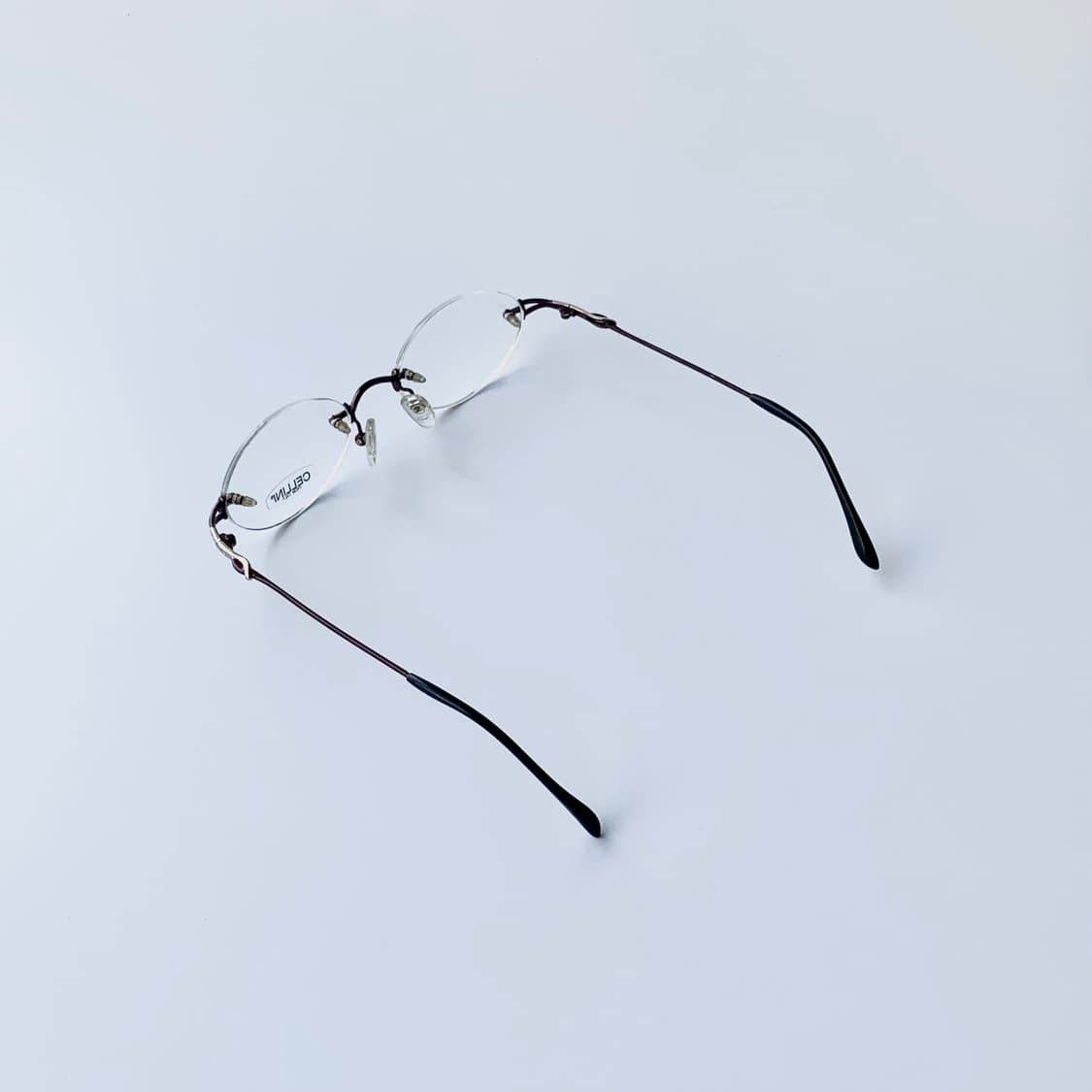 798 데드스탁 픽키 라운드 오벌 무테 경량 빈티지안경 상품이미지5