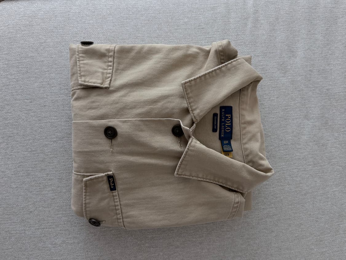 폴로 랄프로렌 트윌 셔츠 자켓 클래식 XL 상품이미지7