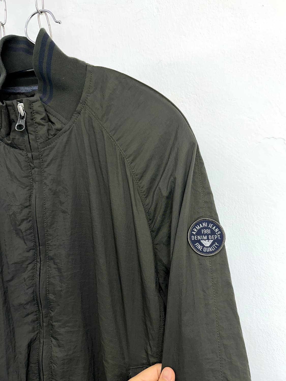Armani Jeans Khaki Tech Stretch Zip Jack 상품이미지4