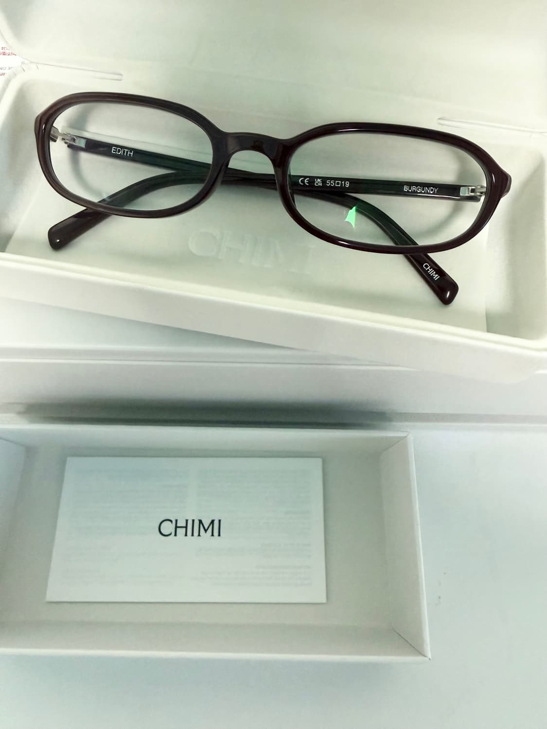 치미 Chimi 이디스 Edith Optic Burgundy  상품이미지3