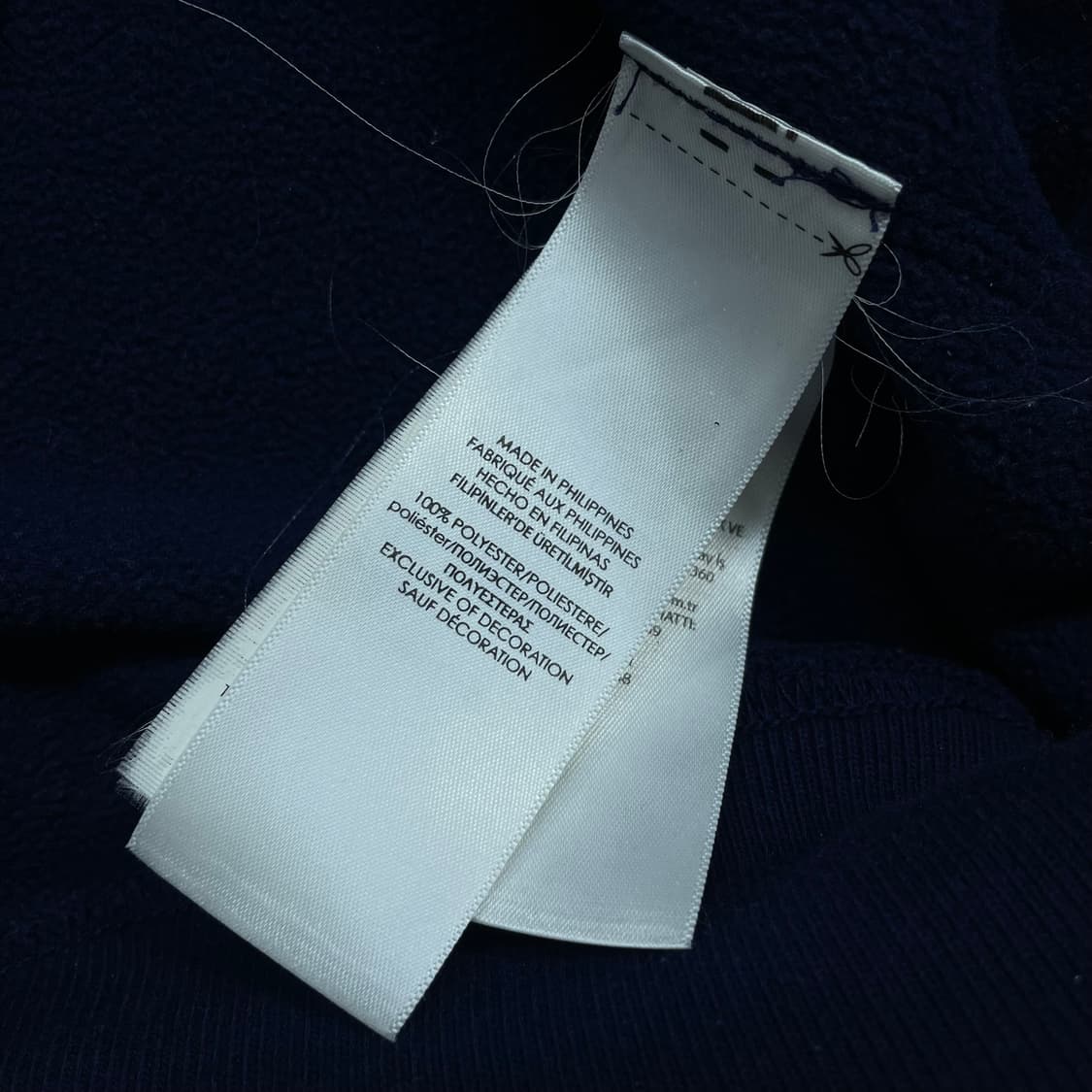 폴로 랄프로렌 USA 로고 플리스 후드티 네이비 상품이미지5