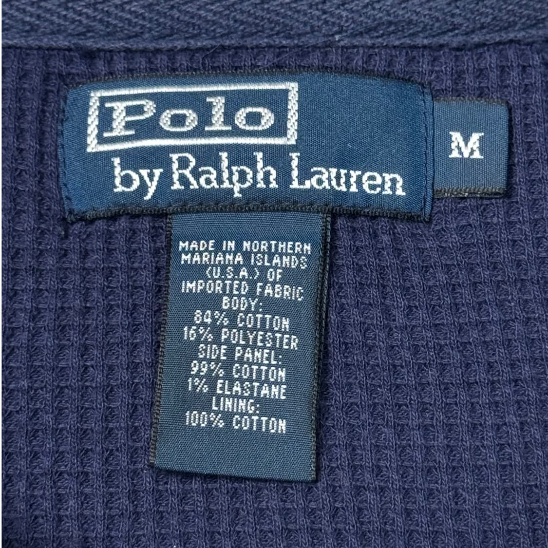 (M) 폴로 랄프로렌 투웨이 써멀 후드집업 네이비 상품이미지3