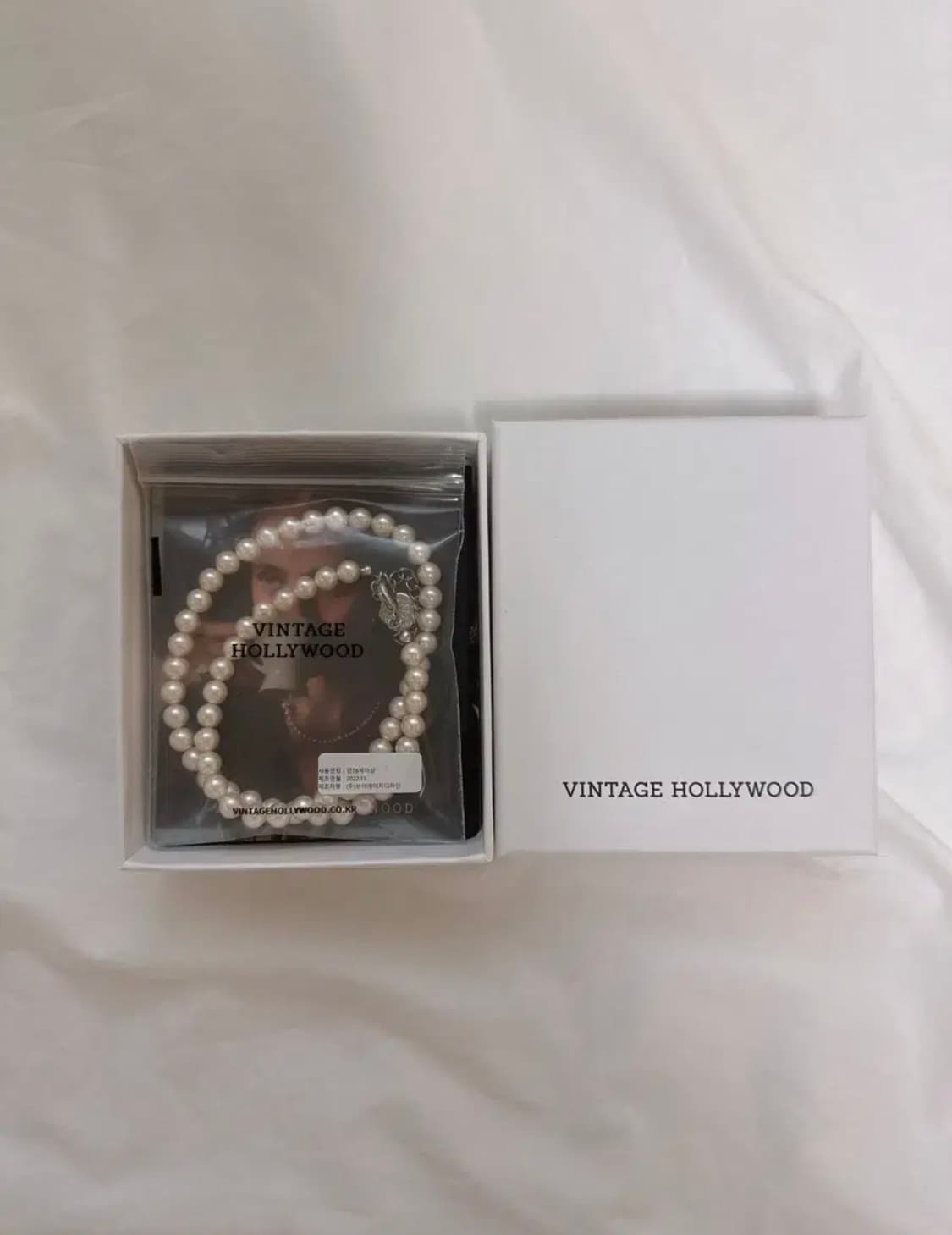 [새 상품] 빈티지 헐리우드 진주 목걸이 상품이미지2