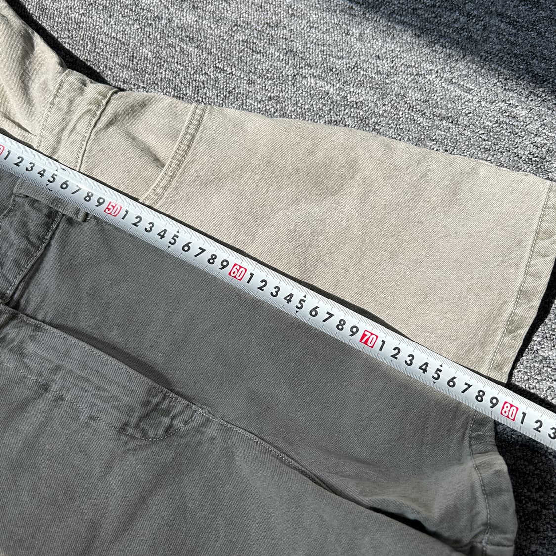 자라 카키 데님 점프슈트 상품이미지7