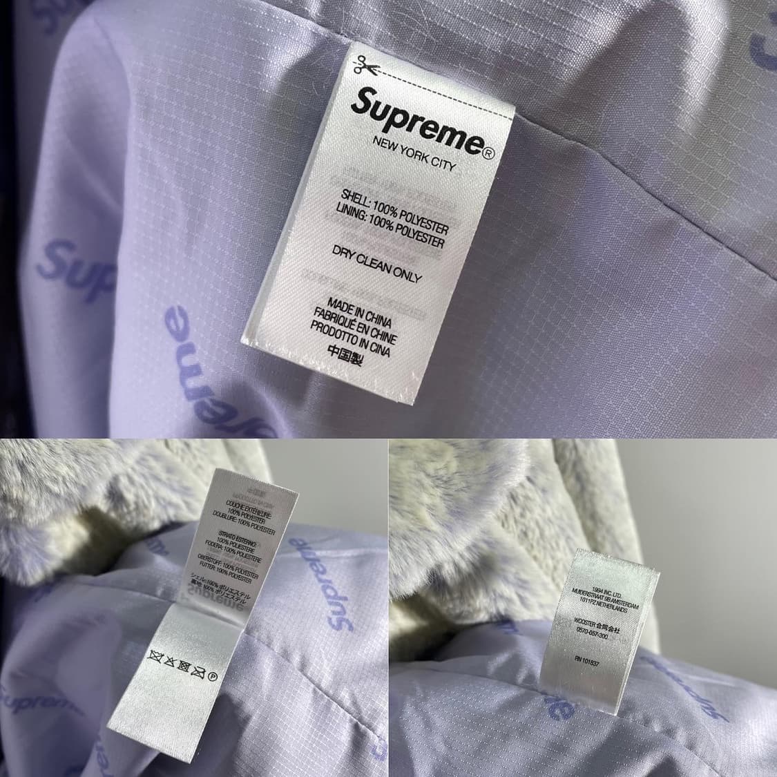 슈프림 21fw 2-Tone 포우 퍼 샵 코트  상품이미지9