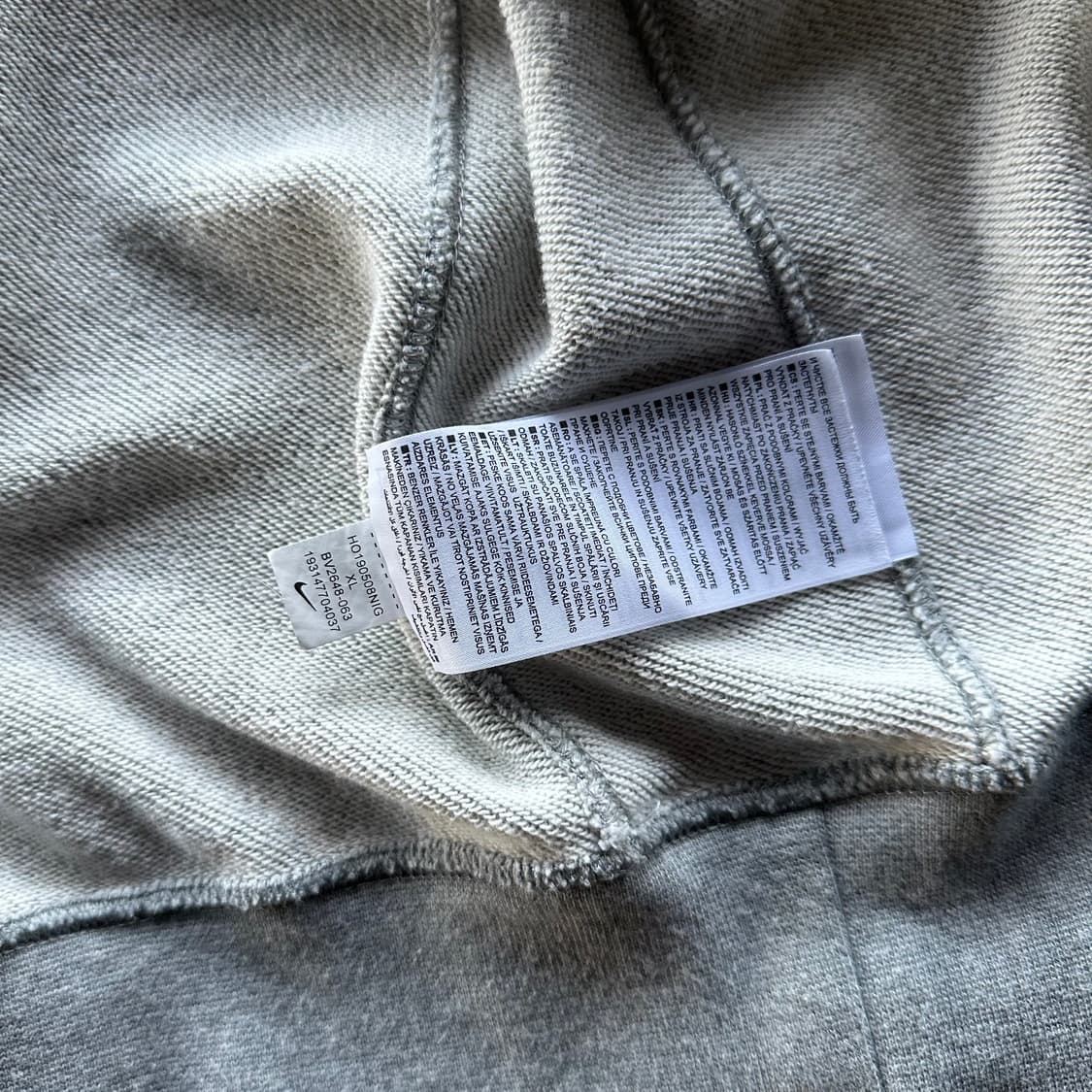 [XL]나이키 NIKE 그레이 후드집업 상품이미지8