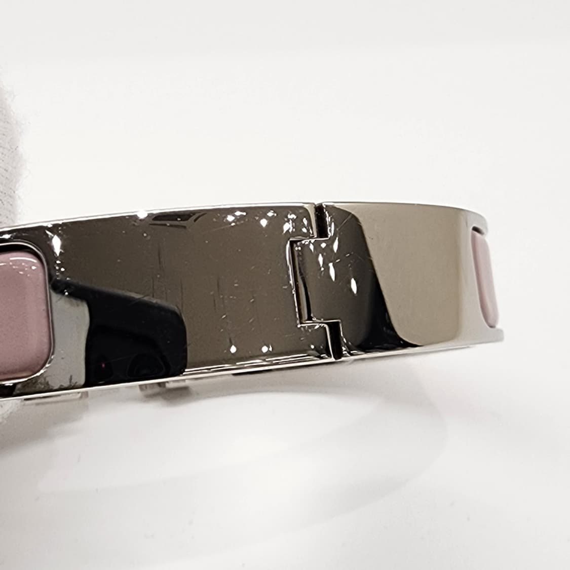 에르메스 클릭아슈 은장 PM 브레이슬릿 핑크 상품이미지8