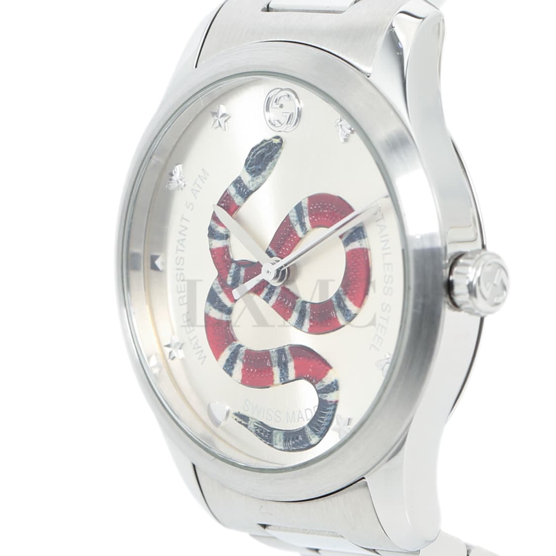 구찌 스네이크 워치 백화점 보증서 뱀시계 YA1264076 상품이미지5