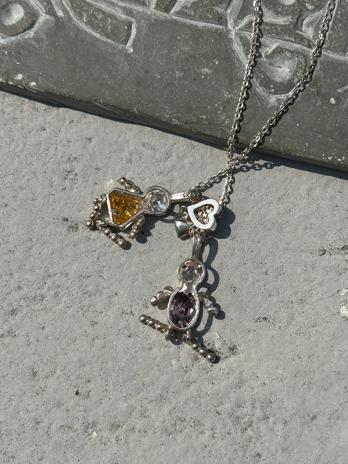 Vintage Boy & Girl Figure Double Charm 9 상품이미지3