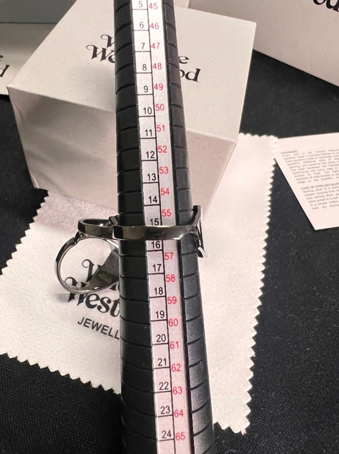 비비안웨스트우드 orb 너클링 반지 상품이미지10