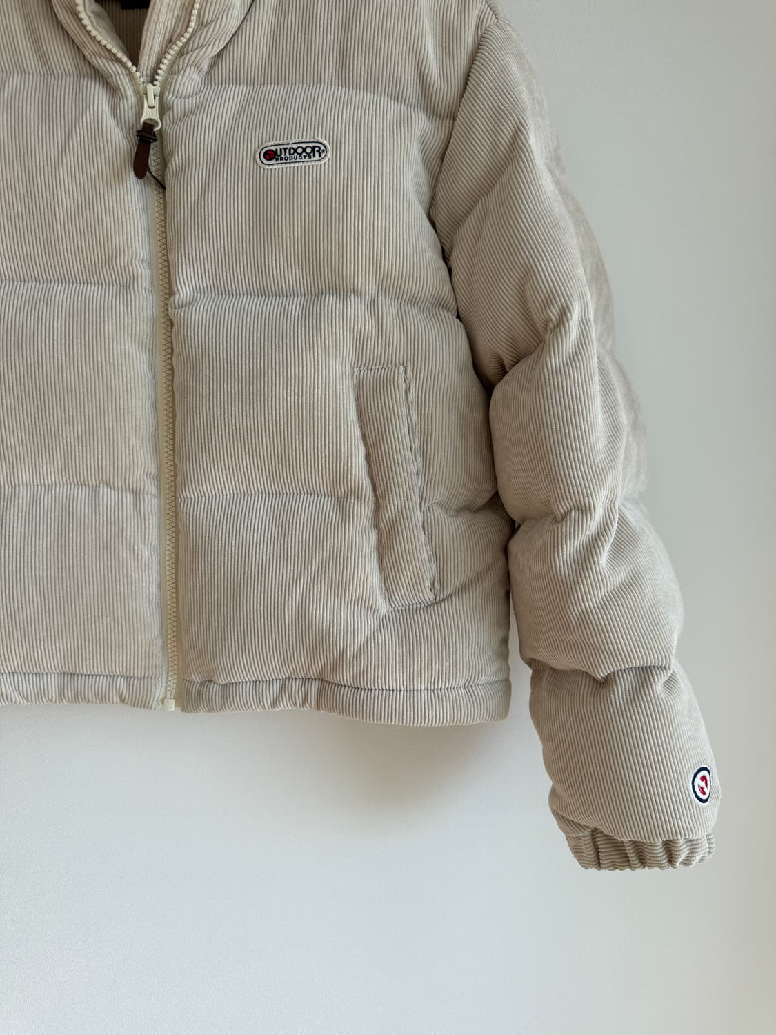아웃도어(OUTDOOR) 코듀로이 패딩 상품이미지4