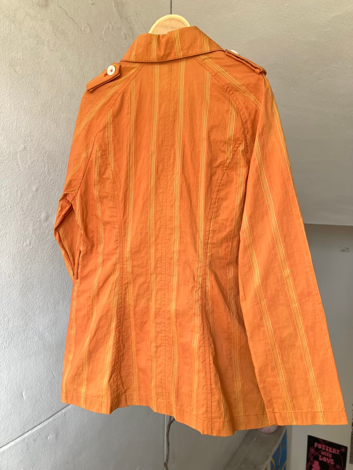 y2k 오렌지 썬라이즈 투버튼 간절기 자켓 상품이미지6