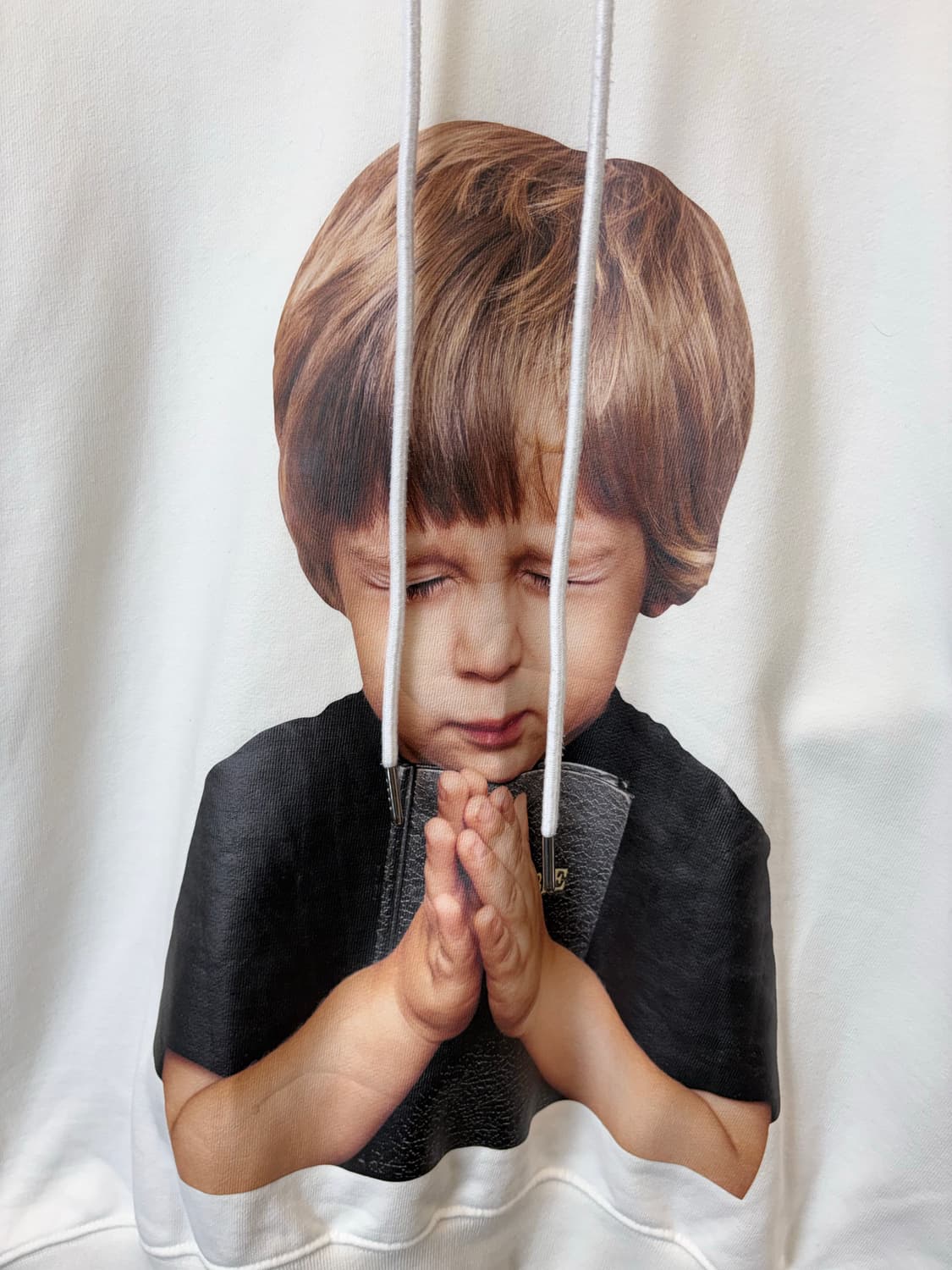 아크메드라비 프린팅 화이트 후드티 상품이미지5