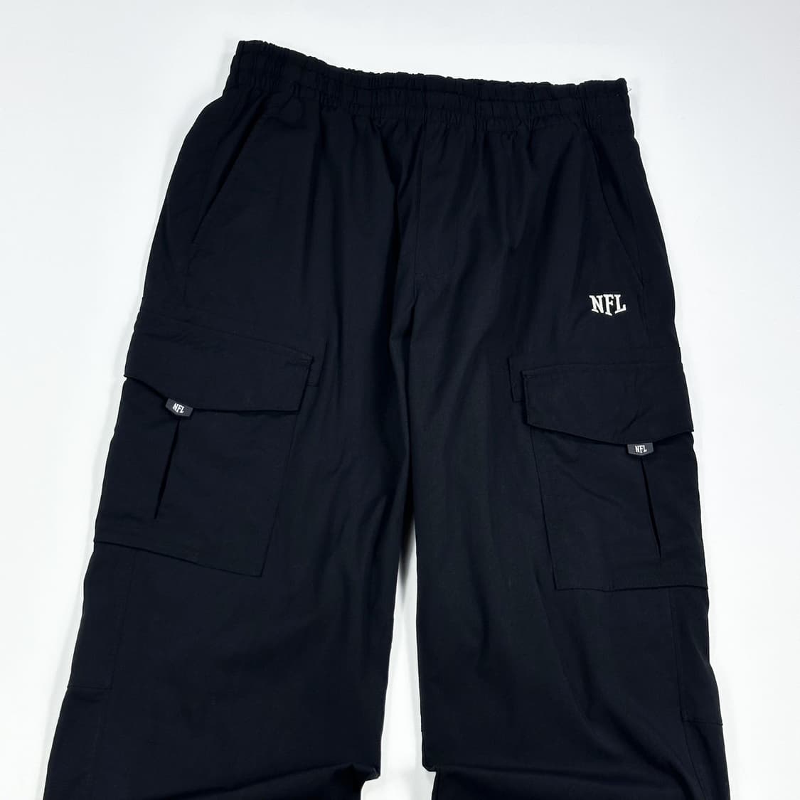 NFL 트레이닝 블랙 카고 우븐 조거팬츠 (M) 상품이미지4