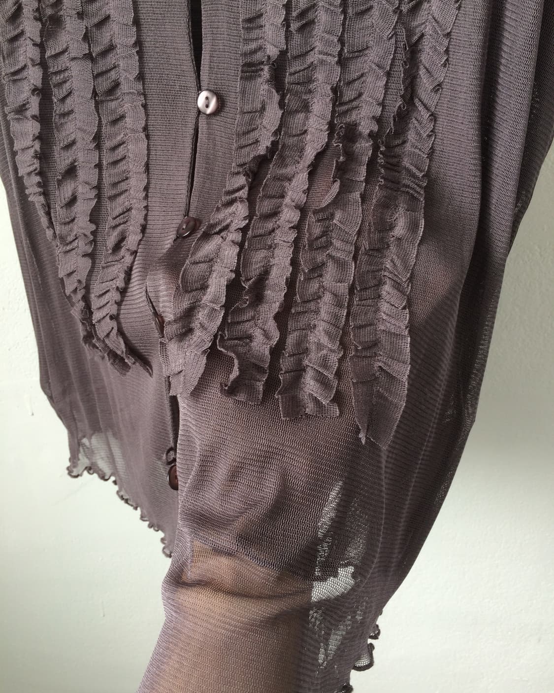 Frill mesh vest 상품이미지4